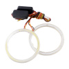 COB LED krúžky priemer 80mm - Duálny farba biela / žltá COB LED krúžky priemer 80mm - Duálny farba biela / žltá