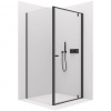 CERANO - Sprchovací kút Ferri L/P - 6 mm - čierna matná, transparentné sklo - 90x80x195 cm - pivotový CERANO - Sprchovací kút Ferri L/P - 6 mm - čierna matná, transparentné sklo - 90x80x195 cm - pivotový