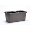Samozavlažovací truhlík Berberis Duo antracit 78x39 cm Samozavlažovací truhlík Berberis Duo antracit 78x39 cm