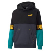 Detská mikina s kapucňou Puma Puma Power Colorblock Čierna Detská mikina s kapucňou Puma Puma Power Colorblock Čierna