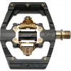 HT Pedále HT X2 SX - Čierna-Zlatá HT Pedále HT X2 SX - Čierna-Zlatá