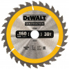 DeWALT DT1932 Pílový kotúč Construction 160 x 20 mm, 30 zubov, ATB 10° DeWALT DT1932 Pílový kotúč Construction 160 x 20 mm, 30 zubov, ATB 10°