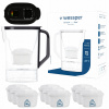 Filtračná kanvica Wessper D3 SLIM futureflow 2,7l čierna + 10x filter Filtračná kanvica Wessper D3 SLIM futureflow 2,7l čierna + 10x filter