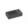 Ravak Umývátko Veda 40,8x22,2 cm antracit otvor pro baterii, bez přepadu XJXP3240000 Ravak Umývátko Veda 40,8x22,2 cm antracit otvor pro baterii, bez přepadu XJXP3240000