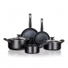 Banquet sada hlinikového riadu Black Stone 7 dielna Banquet sada hlinikového riadu Black Stone 7 dielna