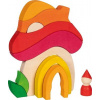 Goki hubový domček puzzle na zasunutie Goki hubový domček puzzle na zasunutie