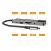 Nedis CCBW64775AT02 - Dokovací Stanice | USB 3.2 Gen 1 | USB-C™ Zástrčka | RJ45 Zásuvka / SD / Výstup HDMI™ / 2x USB-C™ Nedis CCBW64775AT02 - Dokovací Stanice | USB 3.2 Gen 1 | USB-C™ Zástrčka | RJ45 Zásuvka / SD / Výstup HDMI™ / 2x USB-C™