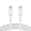BELKIN kabel USB-C - USB-C, 1m, bílý CAB003bt1MWH BELKIN kabel USB-C - USB-C, 1m, bílý CAB003bt1MWH