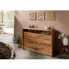 Bighome - PURE OAK Príborník 131x45x96 cm. prírodná olejovaná. divoký dub Bighome - PURE OAK Príborník 131x45x96 cm. prírodná olejovaná. divoký dub