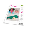 Strih Burda 5807 - Plážové pončo, skladacia podložka, plážová taška, taštička Strih Burda 5807 - Plážové pončo, skladacia podložka, plážová taška, taštička