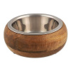 Miska Dog Fantasy nerez v dřevě, zaoblená 1730ml Miska Dog Fantasy nerez v dřevě, zaoblená 1730ml