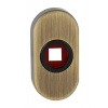 FT - Rozeta R - POD KĽUČKU - 60 x 30 mm Typ otvoru: rozety pod kľučku BRM - bronz matný (F43) FT - Rozeta R - POD KĽUČKU - 60 x 30 mm Typ otvoru: rozety pod kľučku BRM - bronz matný (F43)
