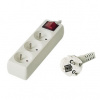 Sieťový kábel 230V predlžovací, CEE7 (vidlica)-zásuvka 3x, 7m, biela, s vypínačem KS070PT301 Sieťový kábel 230V predlžovací, CEE7 (vidlica)-zásuvka 3x, 7m, biela, s vypínačem KS070PT301