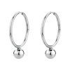 Náušnice Brosway PERFECT kruhy - oceľové guličky Náušnice Brosway PERFECT kruhy - oceľové guličky