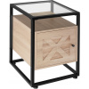 TecTake Nočný stolík Kidderminster 40 × 43 × 60,5 cm – Industrial svetlé drevo, dub Sonoma TecTake Nočný stolík Kidderminster 40 × 43 × 60,5 cm – Industrial svetlé drevo, dub Sonoma
