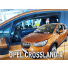 Deflektory - Protiprievanové plexi Opel Crossland X 5D od 2017