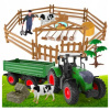 Súprava Traktor Príves Zvieratá Farma Gazdovstvo Dvor Malý Farmár Súprava Traktor Príves Zvieratá Farma Gazdovstvo Dvor Malý Farmár