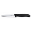 Victorinox Paring knife SwissClassic, pointed tip, wavy, 10 cm, black 6.7733 Victorinox Paring knife SwissClassic, pointed tip, wavy, 10 cm, black 6.7733