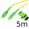 Predlžovací kábel optického vlákna 5m SC/APC LSZH Predlžovací kábel optického vlákna 5m SC/APC LSZH