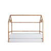 Posteľ, 90x200, biela, dub, BELL AMY LOTTA BED HOUSE Posteľ, 90x200, biela, dub, BELL AMY LOTTA BED HOUSE