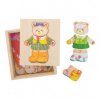 Bigjigs oblékací puzzle v krabičke Pani Medvedica Bigjigs oblékací puzzle v krabičke Pani Medvedica