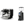 Rocket Espresso Bicocca, black + Eureka Atom Specialty 65, black Rocket Espresso Bicocca, black + Eureka Atom Specialty 65, black