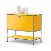 Tchibo - Kovová odkladacia skrinka »Cn3« s výklopným priečinkom - farba: žltá Tchibo - Kovová odkladacia skrinka »Cn3« s výklopným priečinkom - farba: žltá