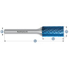 Karnasch 115011099 | B (ZYB) - Valcová fréza s čelným ozubením HP-3 12,0x20x6-64 mm, povlakované Karnasch 115011099 | B (ZYB) - Valcová fréza s čelným ozubením HP-3 12,0x20x6-64 mm, povlakované