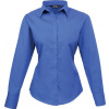 PREMIER PR 300 / Dámska popelínová košeľa s dlhým rukávom - royal XXXL PREMIER PR 300 / Dámska popelínová košeľa s dlhým rukávom - royal XXXL