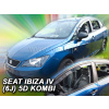 Deflektory na Seat Ibiza Combi 2008-2017 (+zadné) Deflektory na Seat Ibiza Combi 2008-2017 (+zadné)