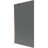 Mexen Next, vaňová zástena 1-krídlová 100 x 150 cm, fixné krídlo, 6 mm šedé sklo, ružové zlato profil, 895-100-000-00-40-60 Mexen Next, vaňová zástena 1-krídlová 100 x 150 cm, fixné krídlo, 6 mm šedé sklo, ružové zlato profil, 895-100-000-00-40-60