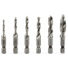 Sada kombinovaných závitníkov s vrtákom M3, 4, 5,6,8,10 HSS, stopka 6HRAN, GEKO Sada kombinovaných závitníkov s vrtákom M3, 4, 5,6,8,10 HSS, stopka 6HRAN, GEKO