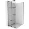 Mexen Kioto L, sprchová zástena Walk-In 70 x 200 cm, 8mm číre sklo čierny vzor, čierny profil, 800-070-103-70-77 Mexen Kioto L, sprchová zástena Walk-In 70 x 200 cm, 8mm číre sklo čierny vzor, čierny profil, 800-070-103-70-77