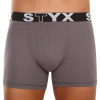 Pánske boxerky Styx dlhé športová guma tmavosivé (U1063) XL Pánske boxerky Styx dlhé športová guma tmavosivé (U1063) XL