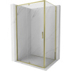 Mexen Exo výklopná sprchová kabína 140 x 75 cm, transparentná, zlatá - 819-140-075-50-00 Mexen Exo výklopná sprchová kabína 140 x 75 cm, transparentná, zlatá - 819-140-075-50-00