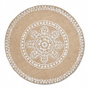 ZELLER Prestieranie Mandala ľanové, priemer 38cm ZELLER Prestieranie Mandala ľanové, priemer 38cm