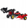 Falk Šliapací traktor 2030M Red Supercharger pedal charger s odpojiteľnou vlečkou Falk Šliapací traktor 2030M Red Supercharger pedal charger s odpojiteľnou vlečkou