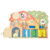 Activity board Domček so zvieratkami 2Kids Toys Activity board Domček so zvieratkami 2Kids Toys