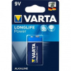 Varta Longlife Power 9V 1ks 4922121411 Varta Longlife Power 9V 1ks 4922121411