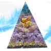 Pro uzdravující spánek & šťastný den, orgonit pyramida (neonový apatit, jantar, sluneční kámen pravý, ametyst, čaroit, šungitový pudr) Pro uzdravující spánek & šťastný den, orgonit pyramida (neonový apatit, jantar, sluneční kámen pravý, ametyst, čaroit, šungitový pudr)
