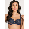 Podprsenka Gorsenia K876 Aria Farba: Modrá - tmavo, Veľkosť: 95J Podprsenka Gorsenia K876 Aria Farba: Modrá - tmavo, Veľkosť: 95J