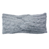 Clayre & Eef Šedá dámska zimná čelenka - 10*22 cm - Clayre & Eef Clayre & Eef Šedá dámska zimná čelenka - 10*22 cm - Clayre & Eef