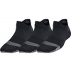 Under Armour | Breathe 3-Pack No Show Tab Socks | čierna| OSFM Under Armour | Breathe 3-Pack No Show Tab Socks | čierna| OSFM