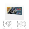 Řetězová sada s ČZ HX-ring GOLD YAMAHA YFM 700 R-V Raptor rok 06-24 Řetězová sada s ČZ HX-ring GOLD YAMAHA YFM 700 R-V Raptor rok 06-24