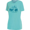 Dámské tričko VIKING Lako Bamboo T-Shirt tyrkysová Velikost: S Dámské tričko VIKING Lako Bamboo T-Shirt tyrkysová Velikost: S