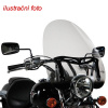 AS113A2 montážna sada Honda VT 1100 Shadow pre plexi A14 alebo A12N, chrómovaná AS113A2 montážna sada Honda VT 1100 Shadow pre plexi A14 alebo A12N, chrómovaná