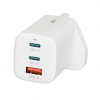IBO iBOX C-65 White, GaN 65W univerzálna nabíjačka Britská zástrčka IBO iBOX C-65 White, GaN 65W univerzálna nabíjačka Britská zástrčka