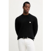 Calvin Klein Jeans sveter pánsky bavlnený LV04RD313G čierna XS Calvin Klein Jeans sveter pánsky bavlnený LV04RD313G čierna XS