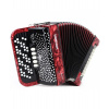 HOHNER Nova III 96 red, B-stepped HOHNER Nova III 96 red, B-stepped