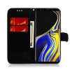 Peňaženkové puzdro Solid Color na Samsung Galaxy Note 9- strieborná Peňaženkové puzdro Solid Color na Samsung Galaxy Note 9- strieborná